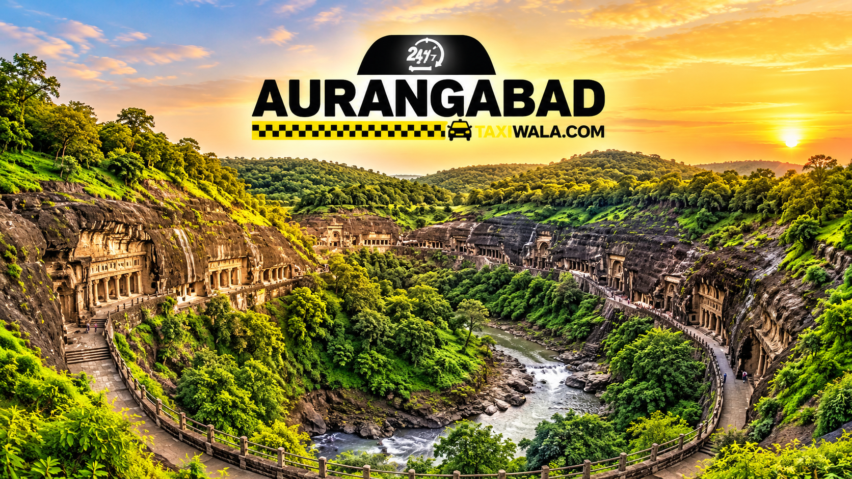 Ajanta Caves Full-Day Taxi Tour from Aurangabad