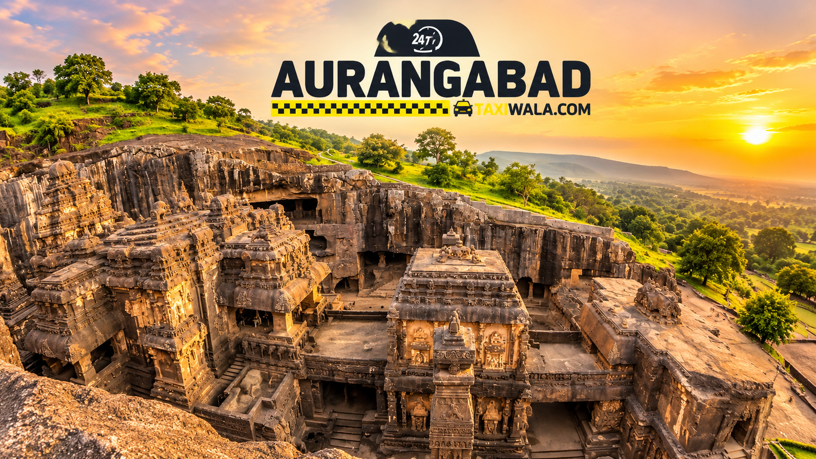 Ellora Caves & Grishneshwar Temple Tour from Aurangabad